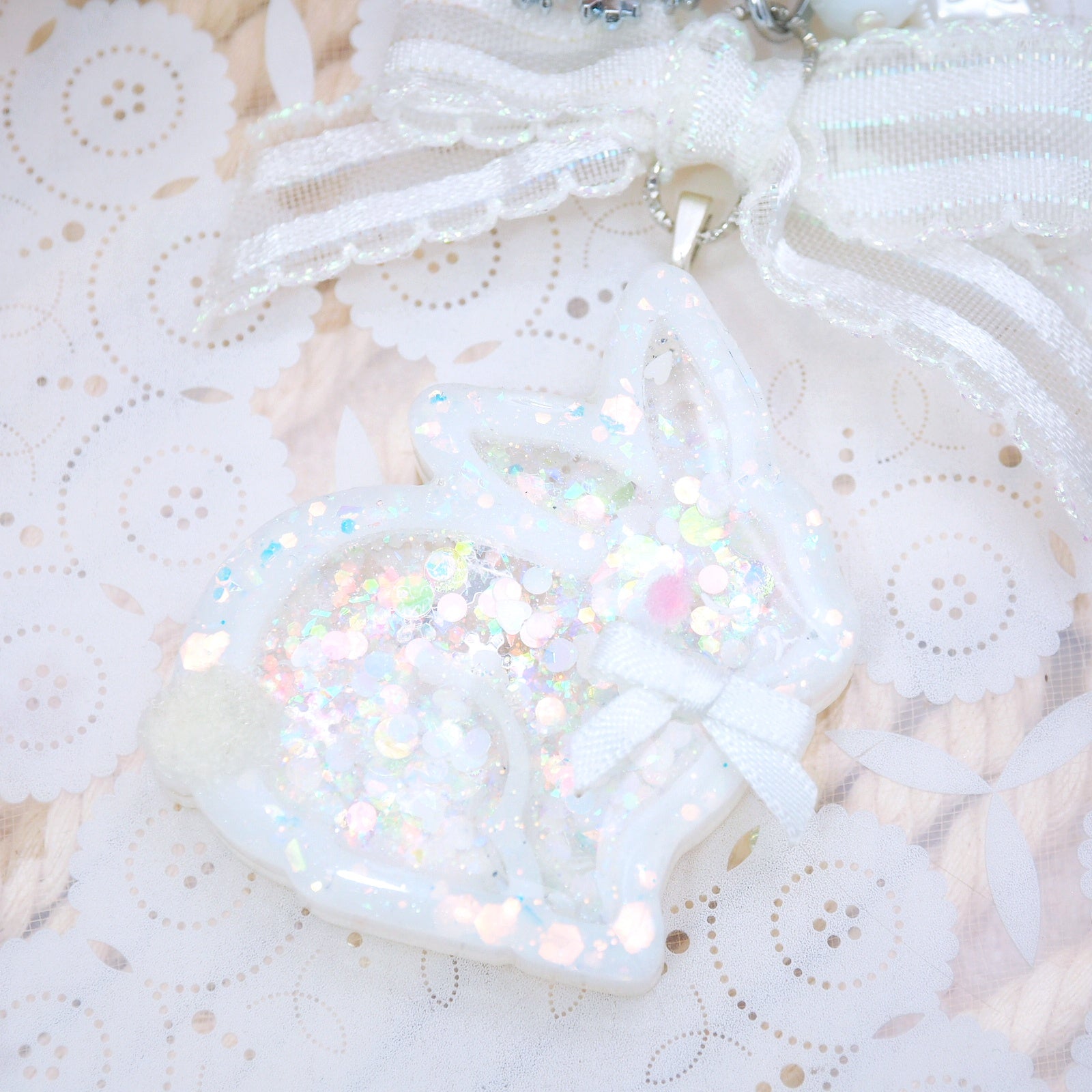 Snowbunny Blizzard (Flocked tail and blush)
