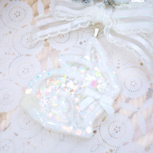 Snowbunny Blizzard (Flocked tail and blush)