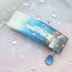 Twilight Tides with Silver Yacht Barrette (Clasp)