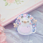 Taro Boba Cow Blue Jelly Phone Grip