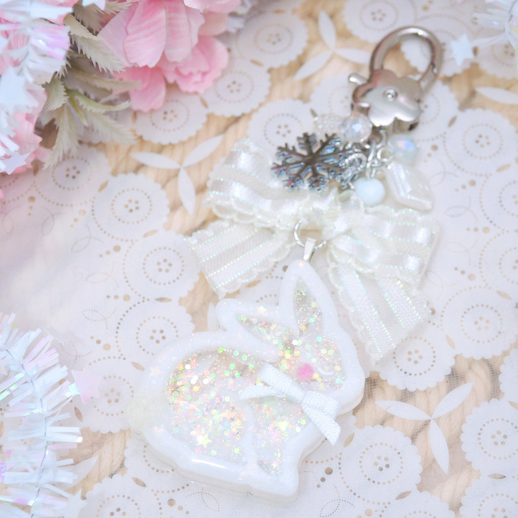 Snowbunny Snowdrift (Flocked tail and blush)