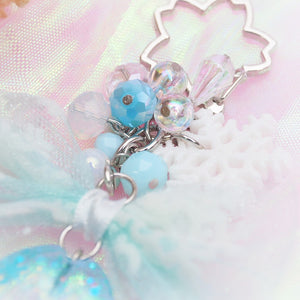 Snow Sakura Shaker (Interchangeable Ornament Charm)