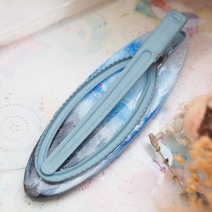 Twilight Tides Shaker Barette (turtle bay,oval)