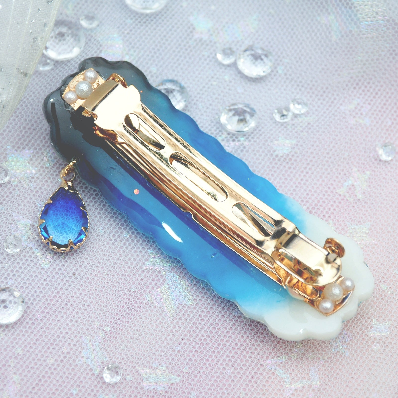 Twilight Tides with Shark Barrette (Clasp)
