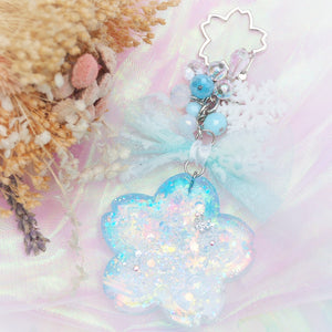 Snow Sakura Shaker (Interchangeable Ornament Charm)