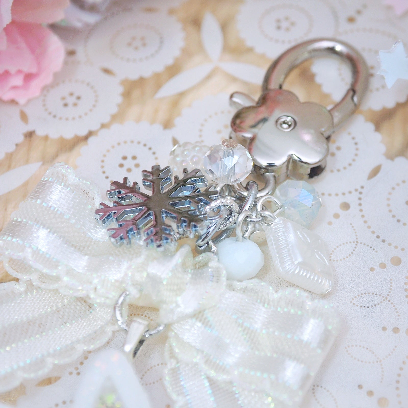 Snowbunny Snowdrift (Flocked tail and blush)