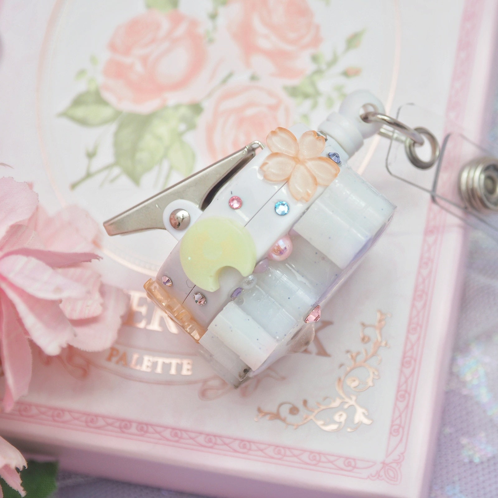 Taro Boba Cow Badge Reel