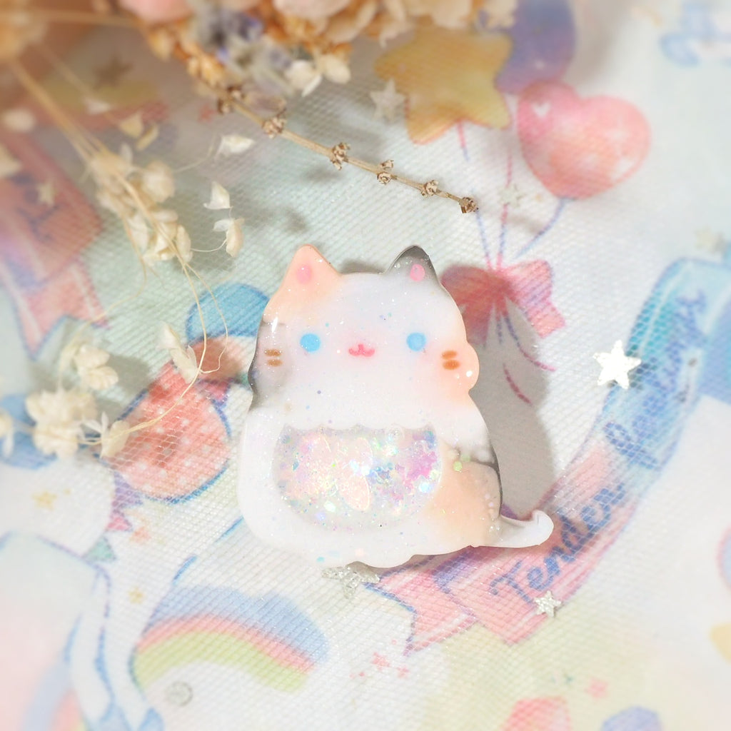 Kawaii Calico Brooch