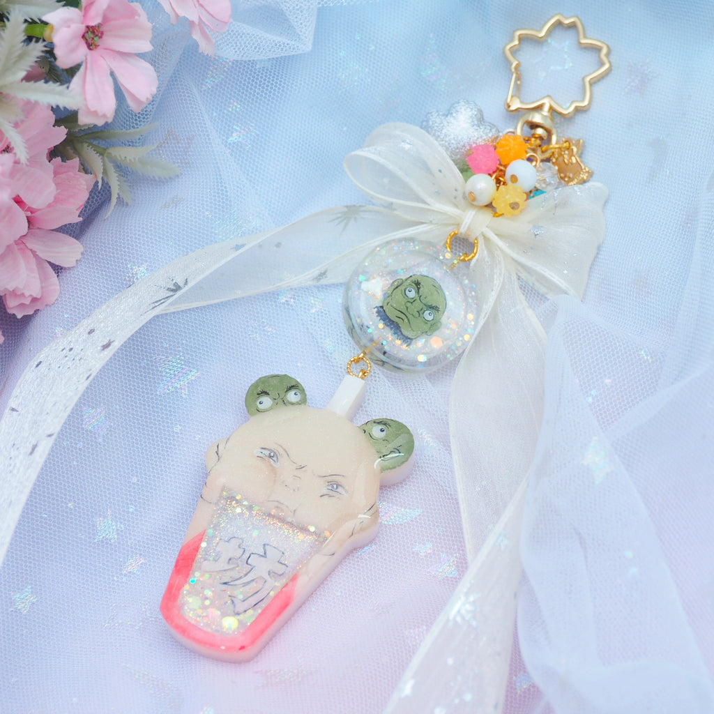 Double sided Painted Boh Charm