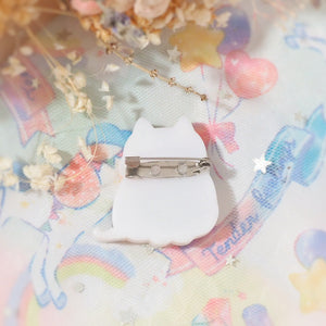 Kawaii Calico Brooch