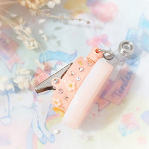 Ginger Paw Badge Reel (Peach Reel)
