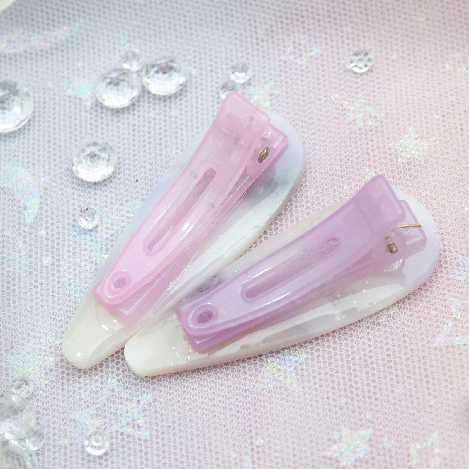 Basic Purple Marble Clip Sets