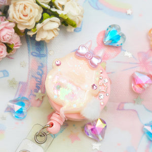 Peach Bun Badge Reel (Glows)