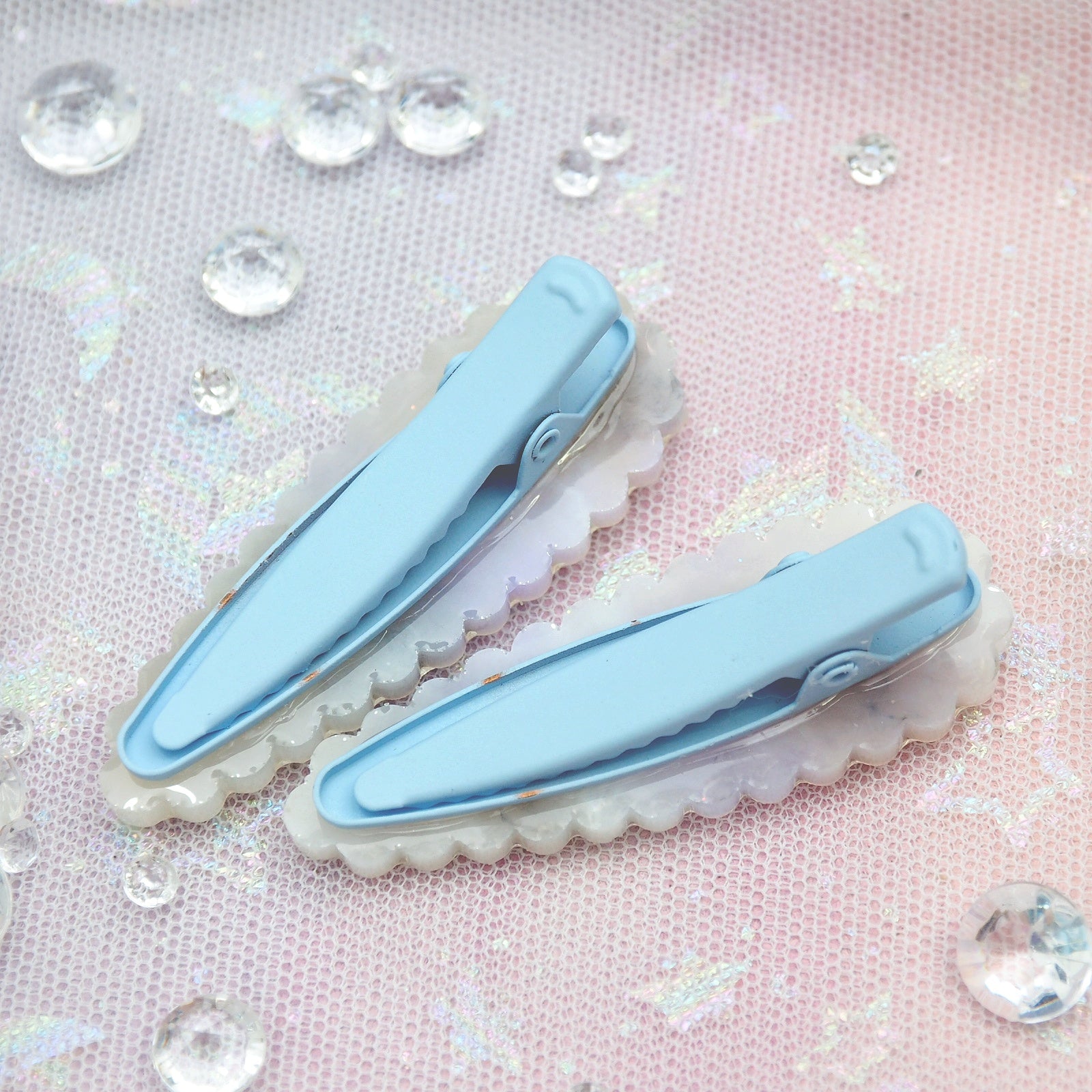 Basic Purple Marble Clip Sets
