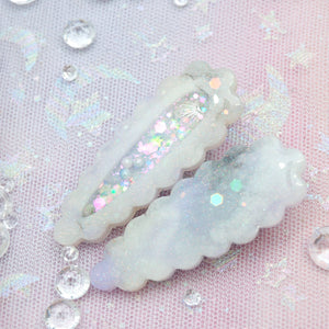 Basic Purple Marble Clip Sets