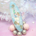 Cherub Barette (Oval, clear window)