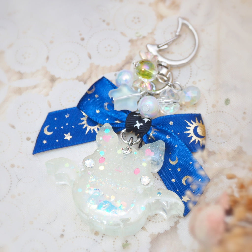 Clear Froot Bat Charm (glows)