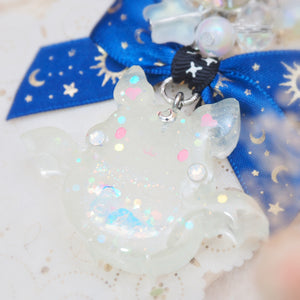 Clear Froot Bat Charm (glows)