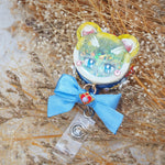 Painted Opulent Moon Princess Badge Reel