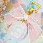 Pale Rainbow Chasing Butterflies Paw Charm