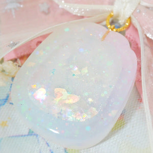 Pale Rainbow Chasing Butterflies Paw Charm