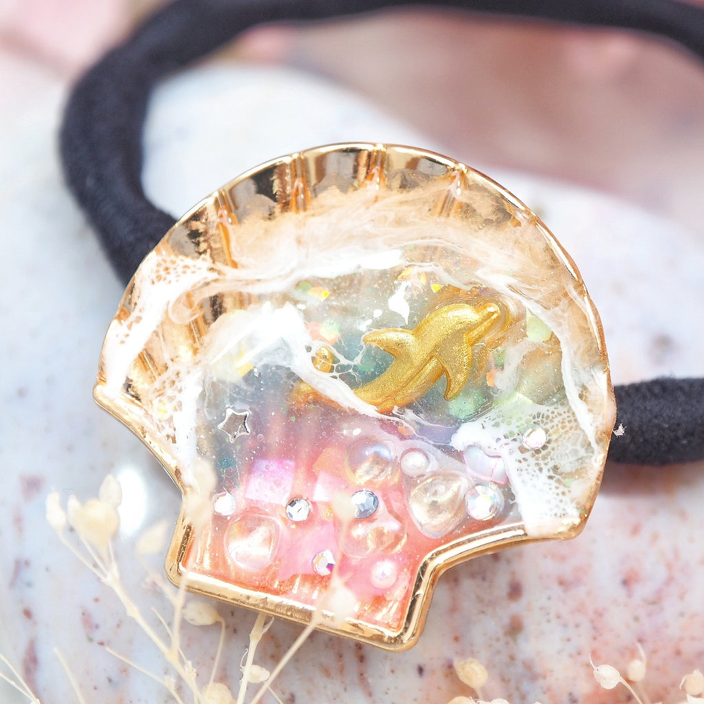 Prism Tides Dolphin Hairtie (Black band)