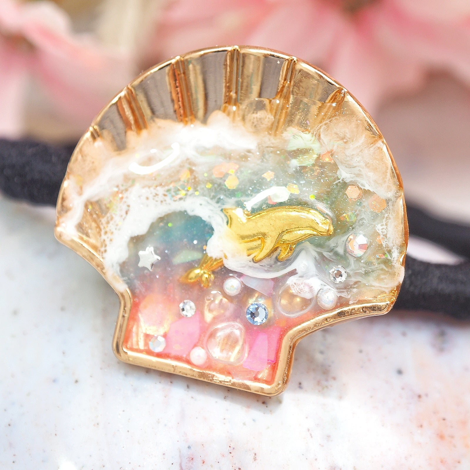 Prism Tides Porpoise Hairtie (Black band)