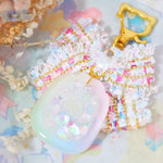 Rainbow Chasing Butterflies Paw Charm (Gold)
