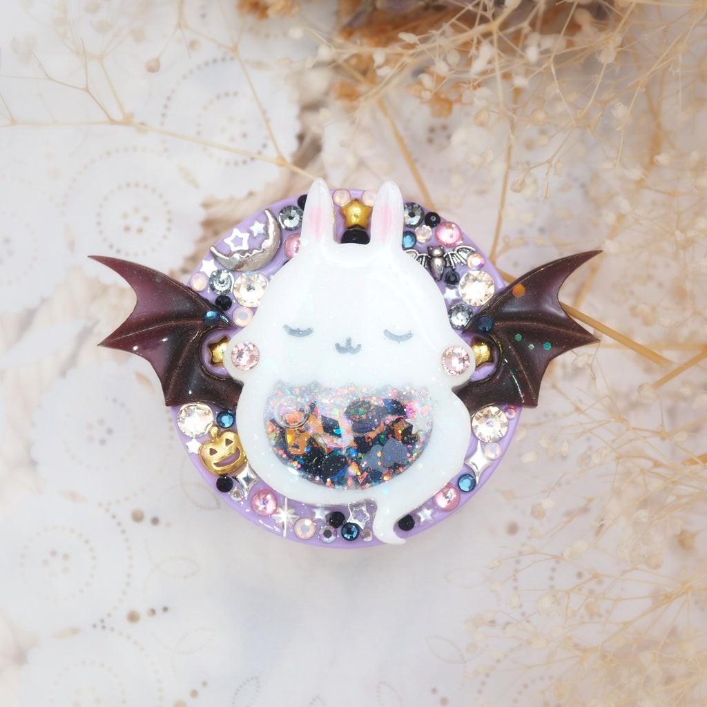 Ghostie Bat Bun Grip (Glows)