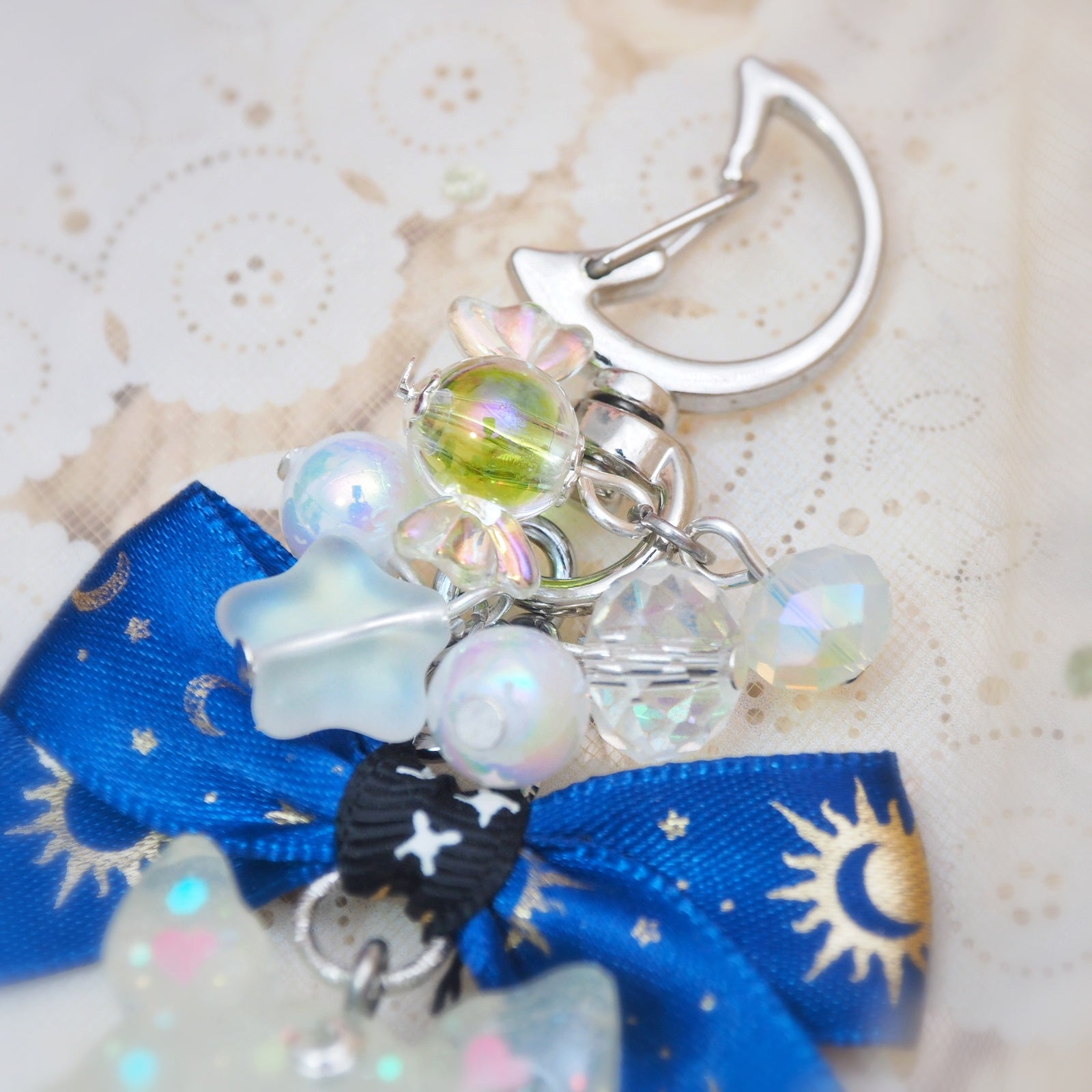 Clear Froot Bat Charm (glows)