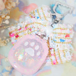 Chasing Butterflies Paw Charm (Pink, glows)