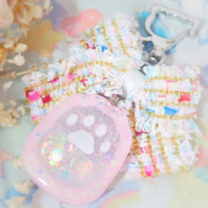 Chasing Butterflies Paw Charm (Pink, glows)