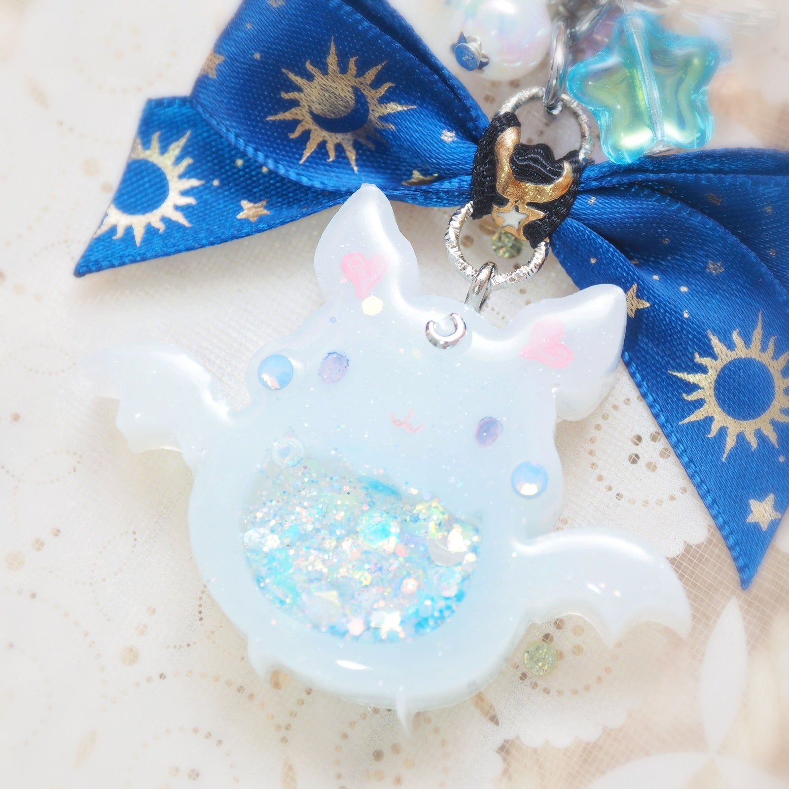 Blue Froot Bat Charm (glows)