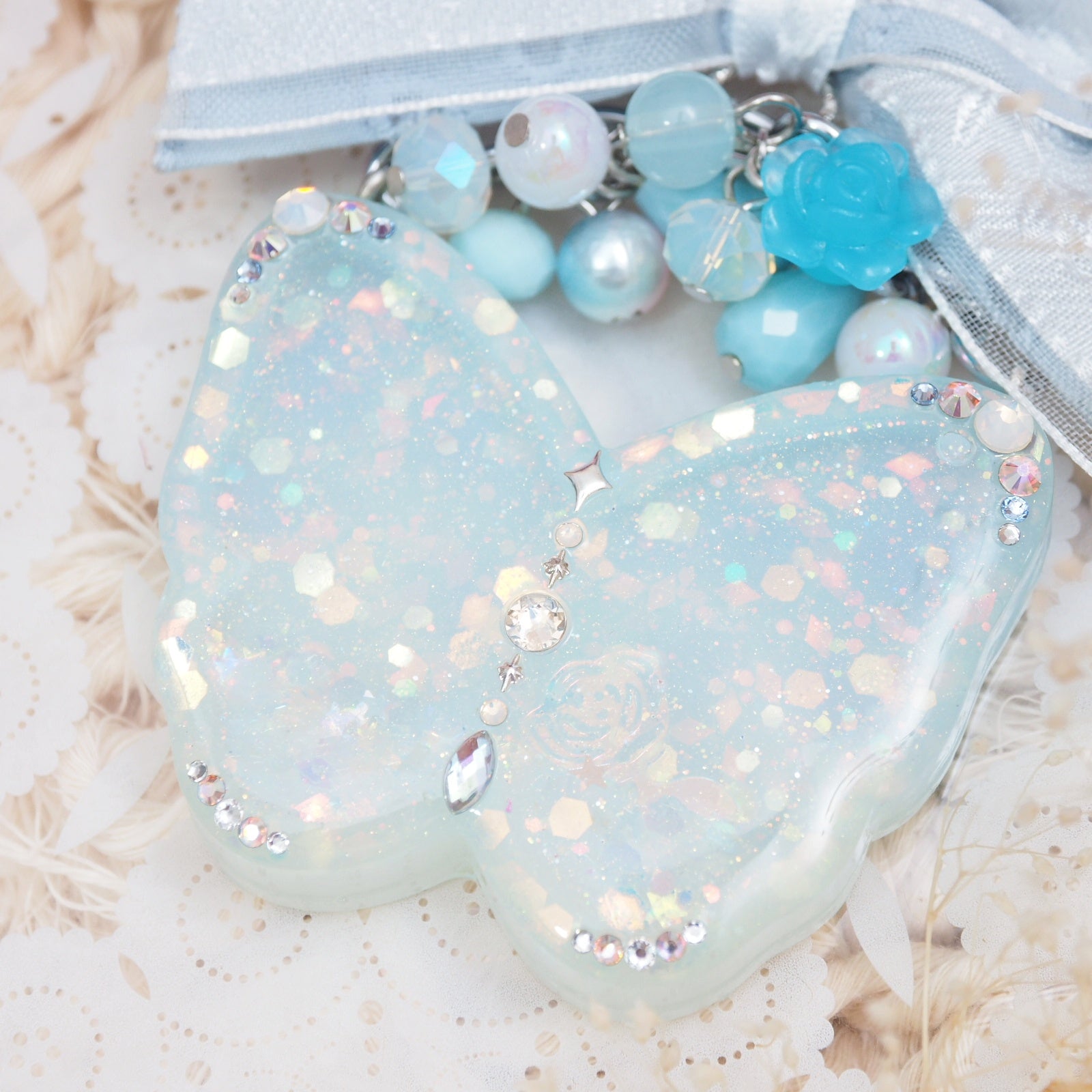 River Blue Butterfly (Metamorphosis by night Series)
