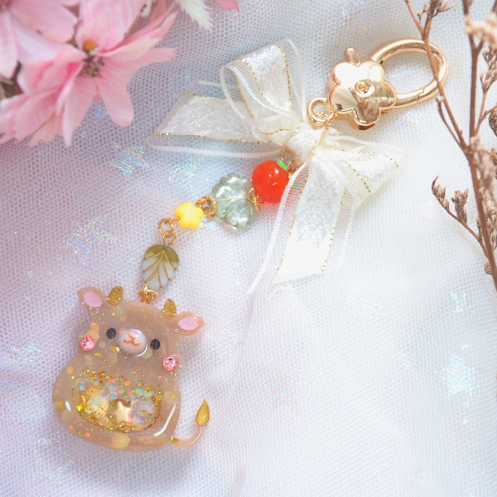 Kawaii Tiny Ox Charm
