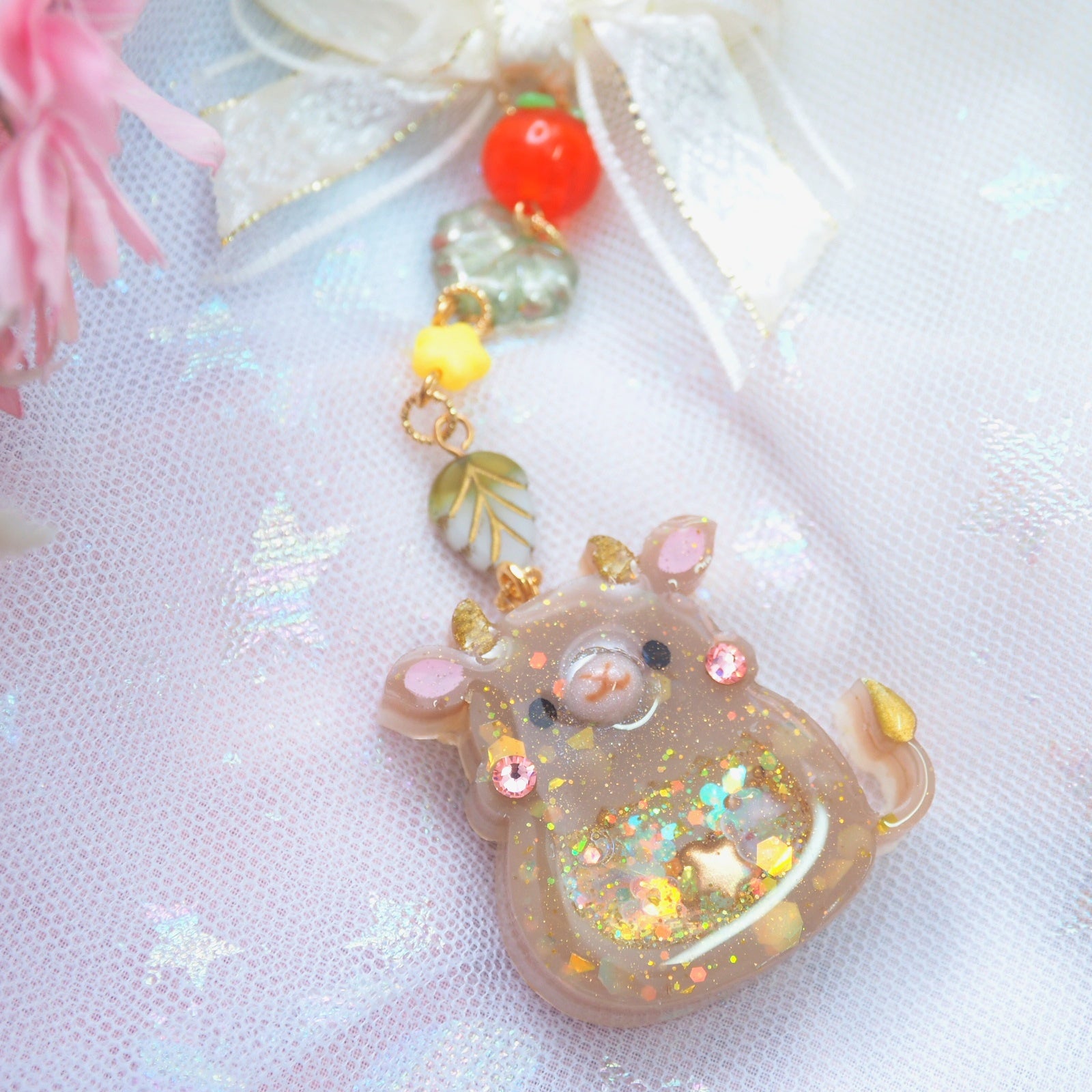 Kawaii Tiny Ox Charm