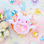 ルナ森 Lilac Froot Bat Grip (Glowing Rhinestones)