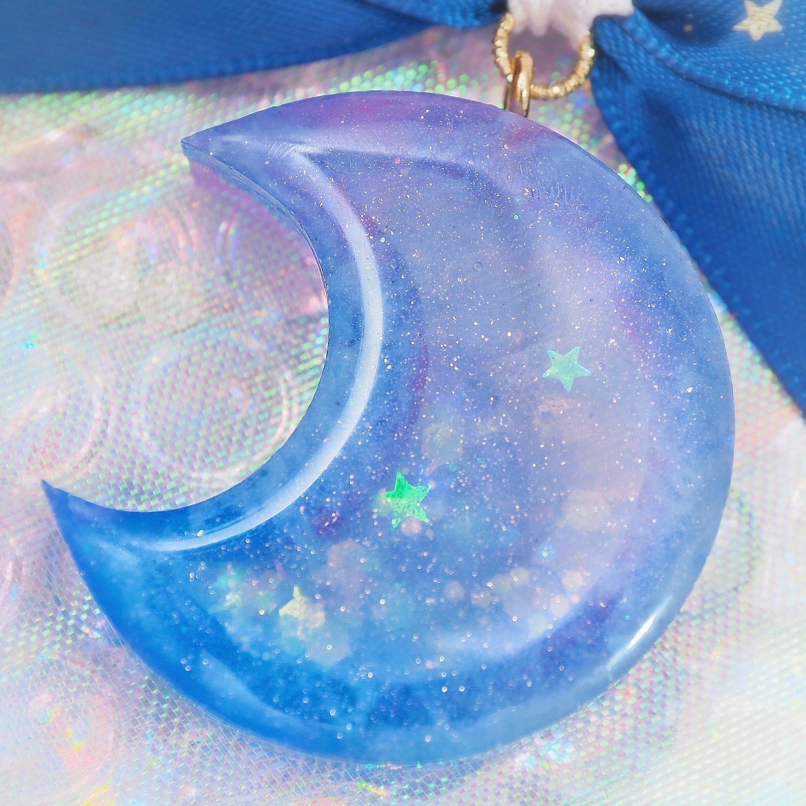 Over the Moon Charm (Glows)