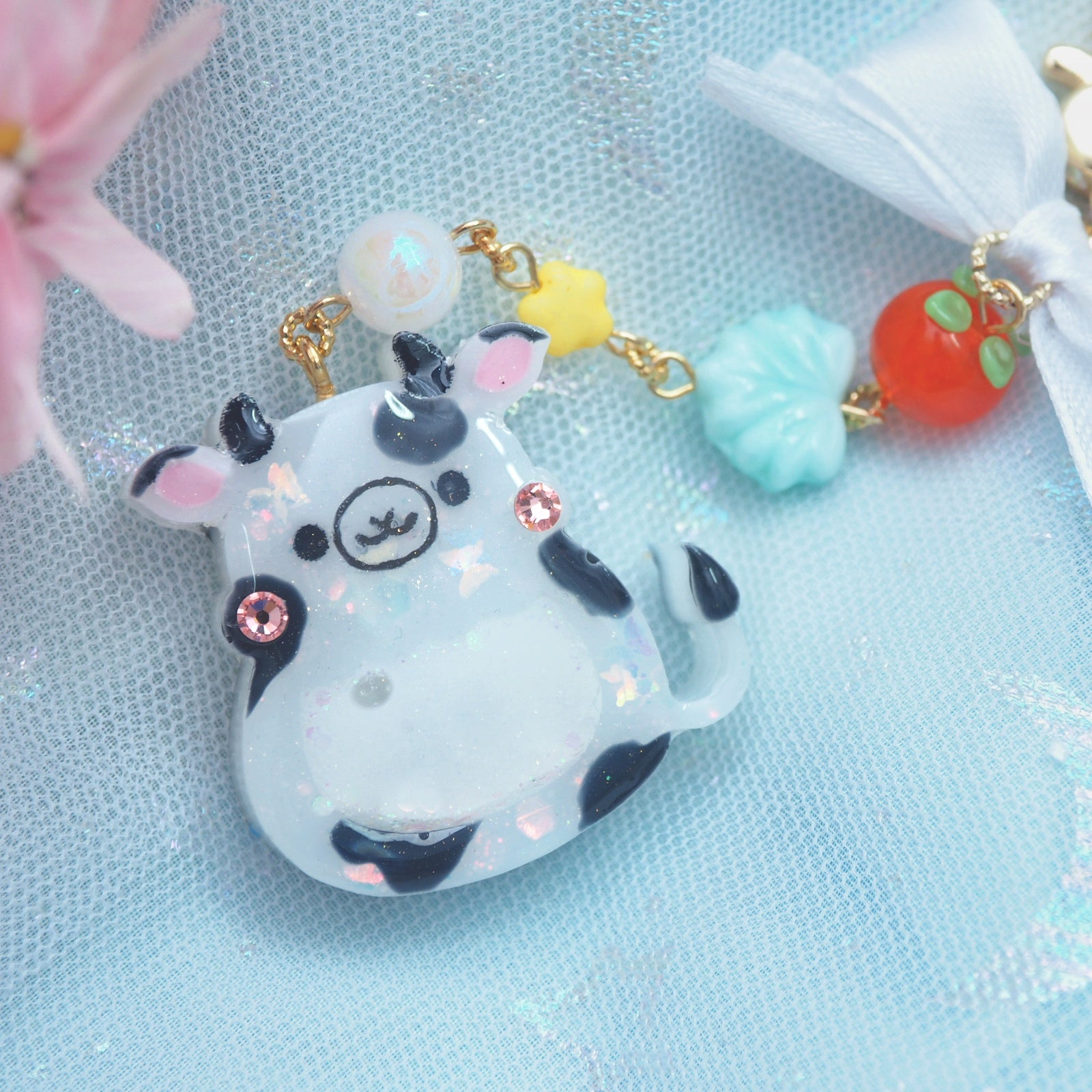 Dangly Moo Fresh Milk Charm