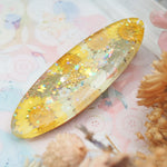 Summer Sunshine Floral Shaker Barette (Oval)