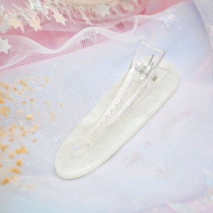 Snowstorm Barrette (Teardrop)