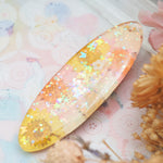 Sweet Summer Floral Shaker Barette (Oval)