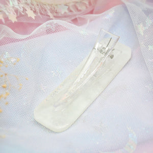 Snowstorm Barrette (Rounded Bar)
