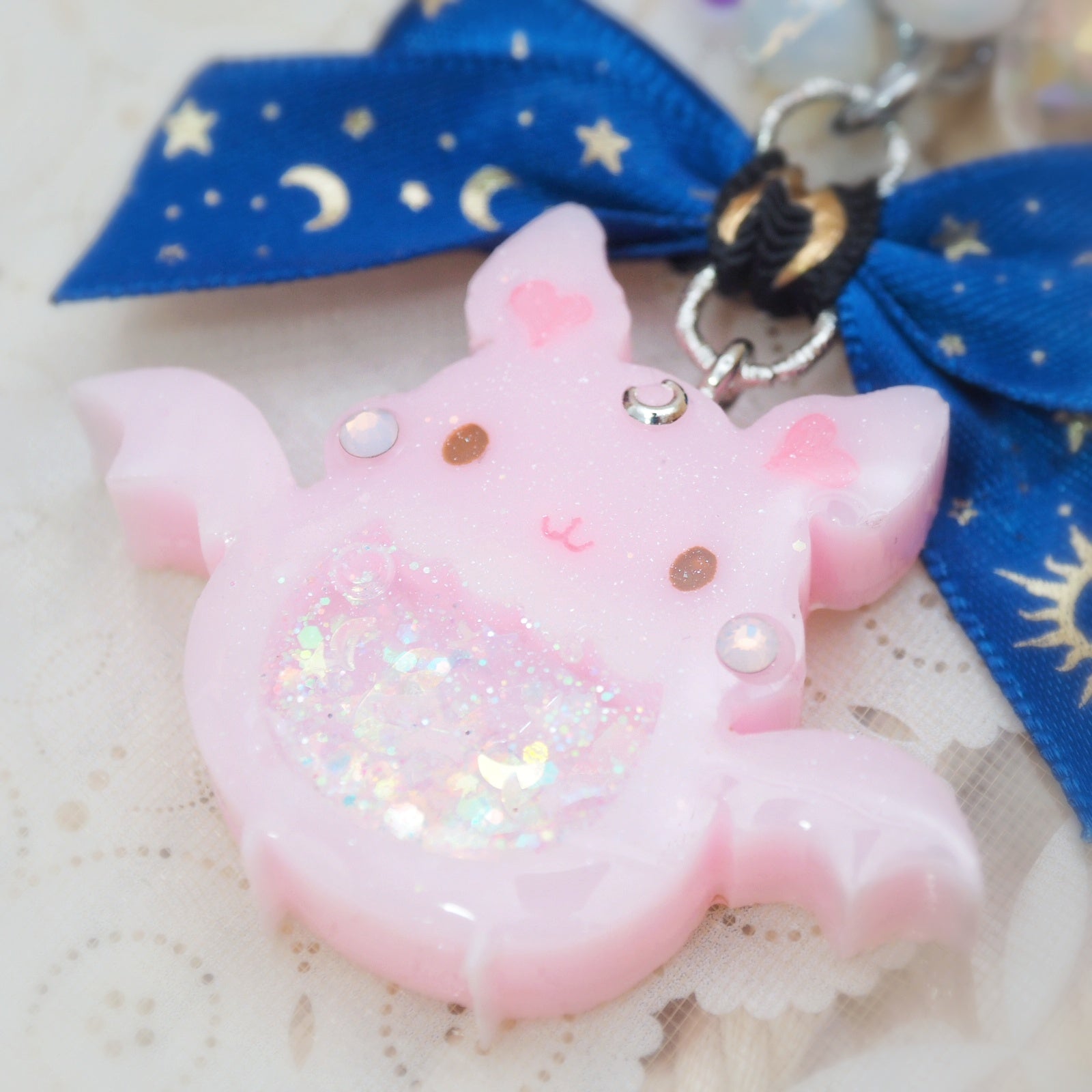 Pink Froot Bat Charm (glows)