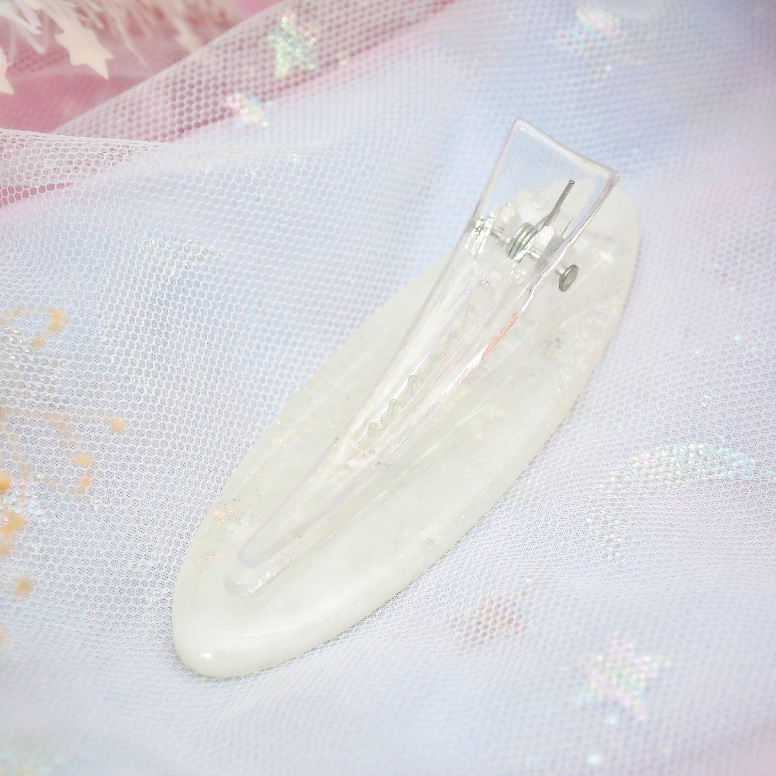 Snowstorm Barrette (Oval)