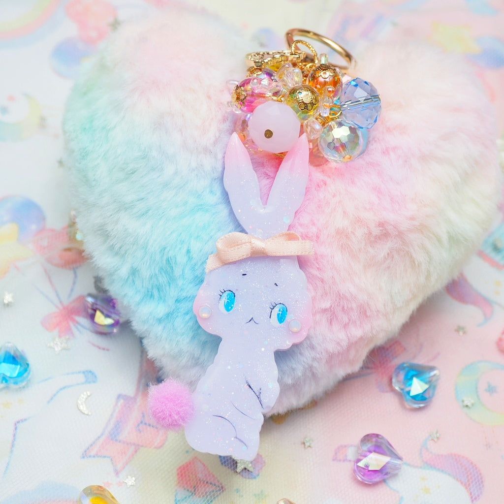 Sweet Candy Bun with Heart Puff