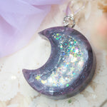 Baby Mars Charm with Lilac Organza Scrunchie