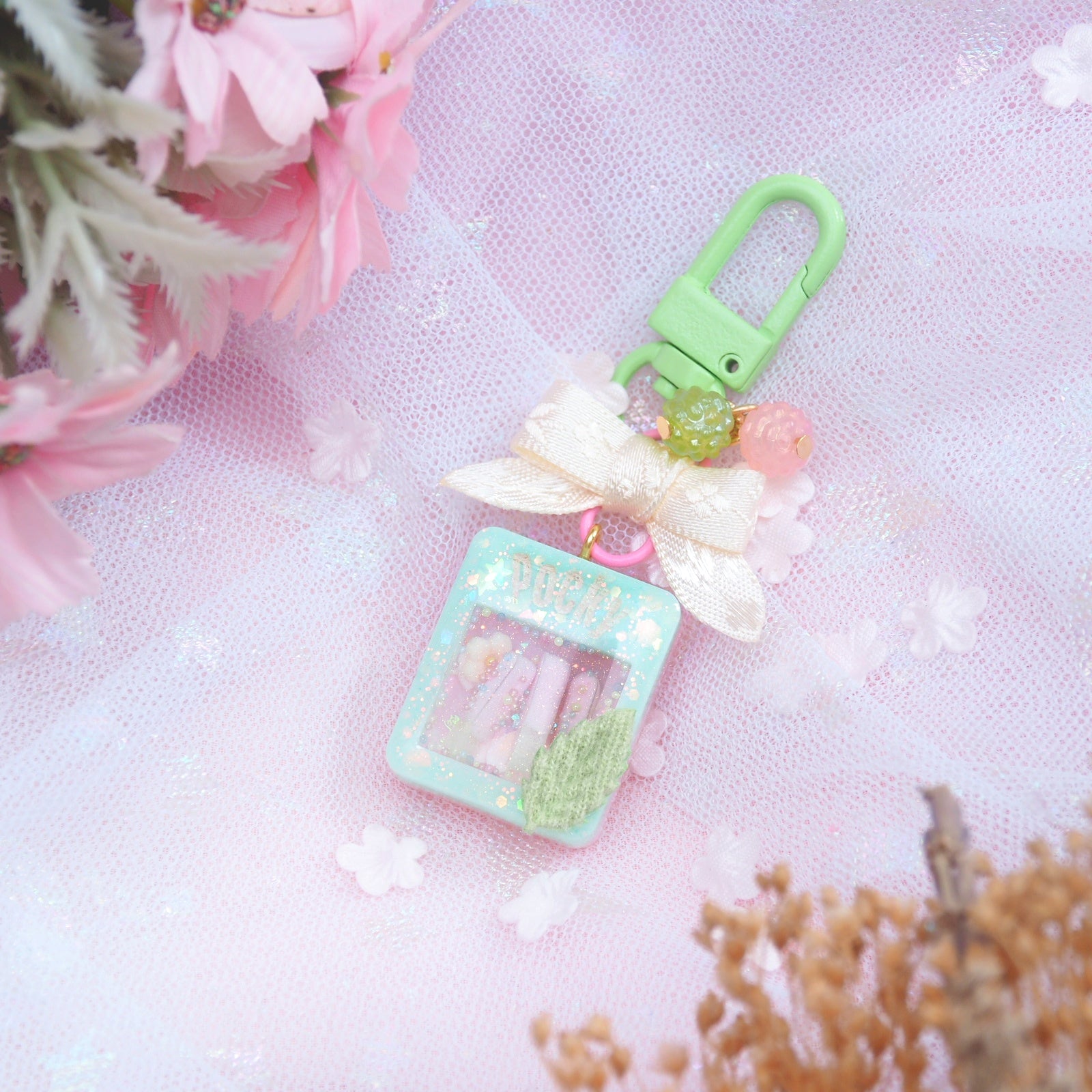 Matcha Sakura Mini Pocky Charm