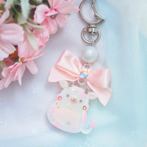 Strawberry Milk Moo Charm