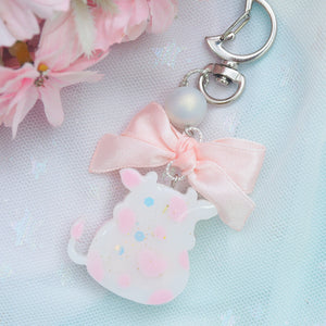 Strawberry Milk Moo Charm
